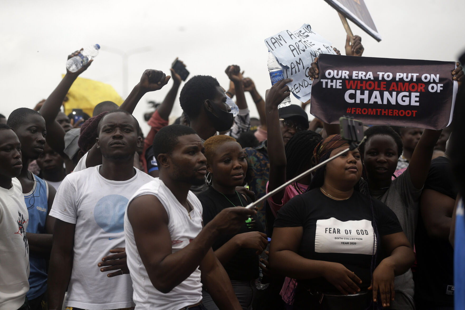 Nigeria Police Protest